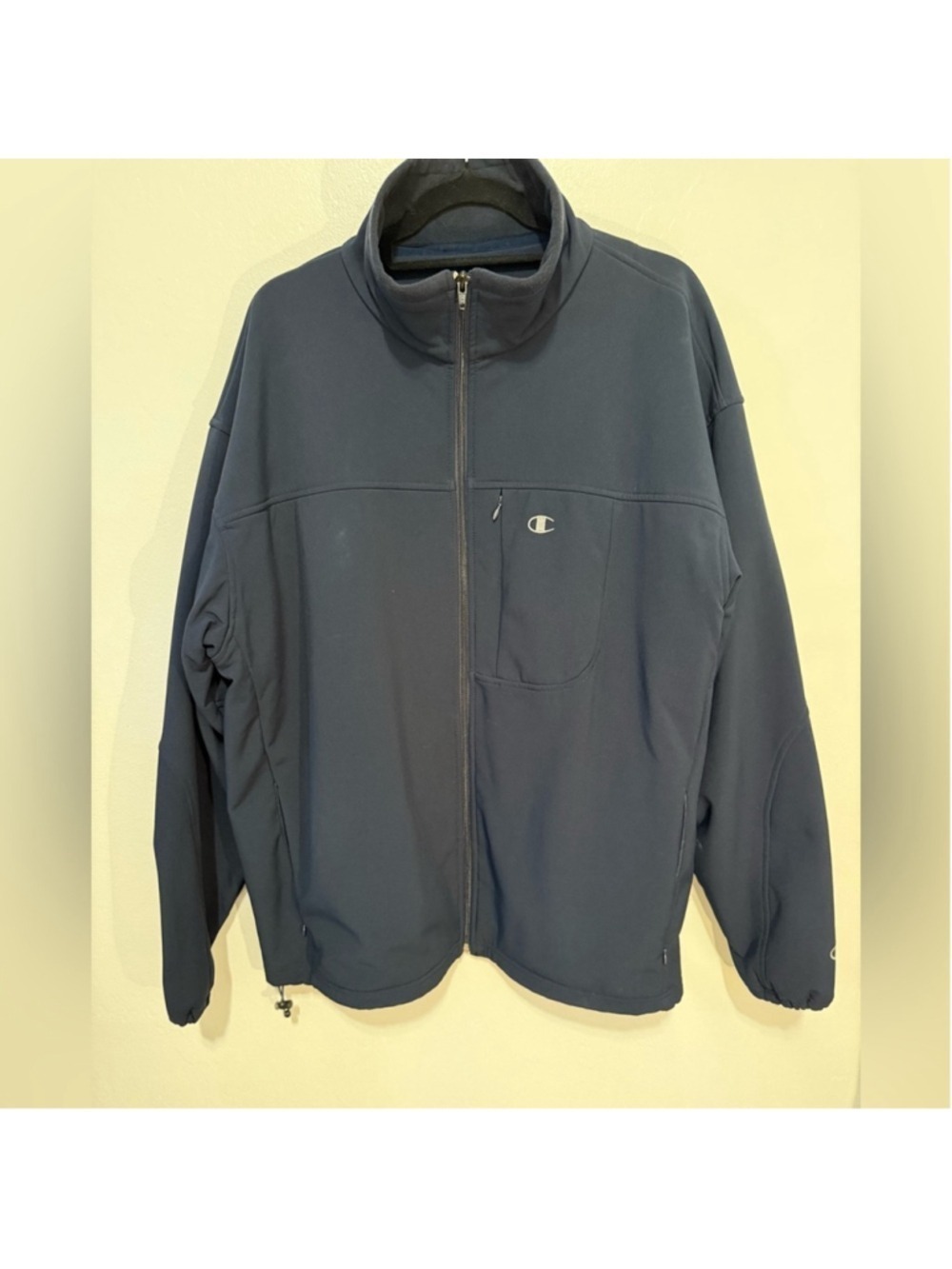 Champion Men's Navy soft shell performance Jacket